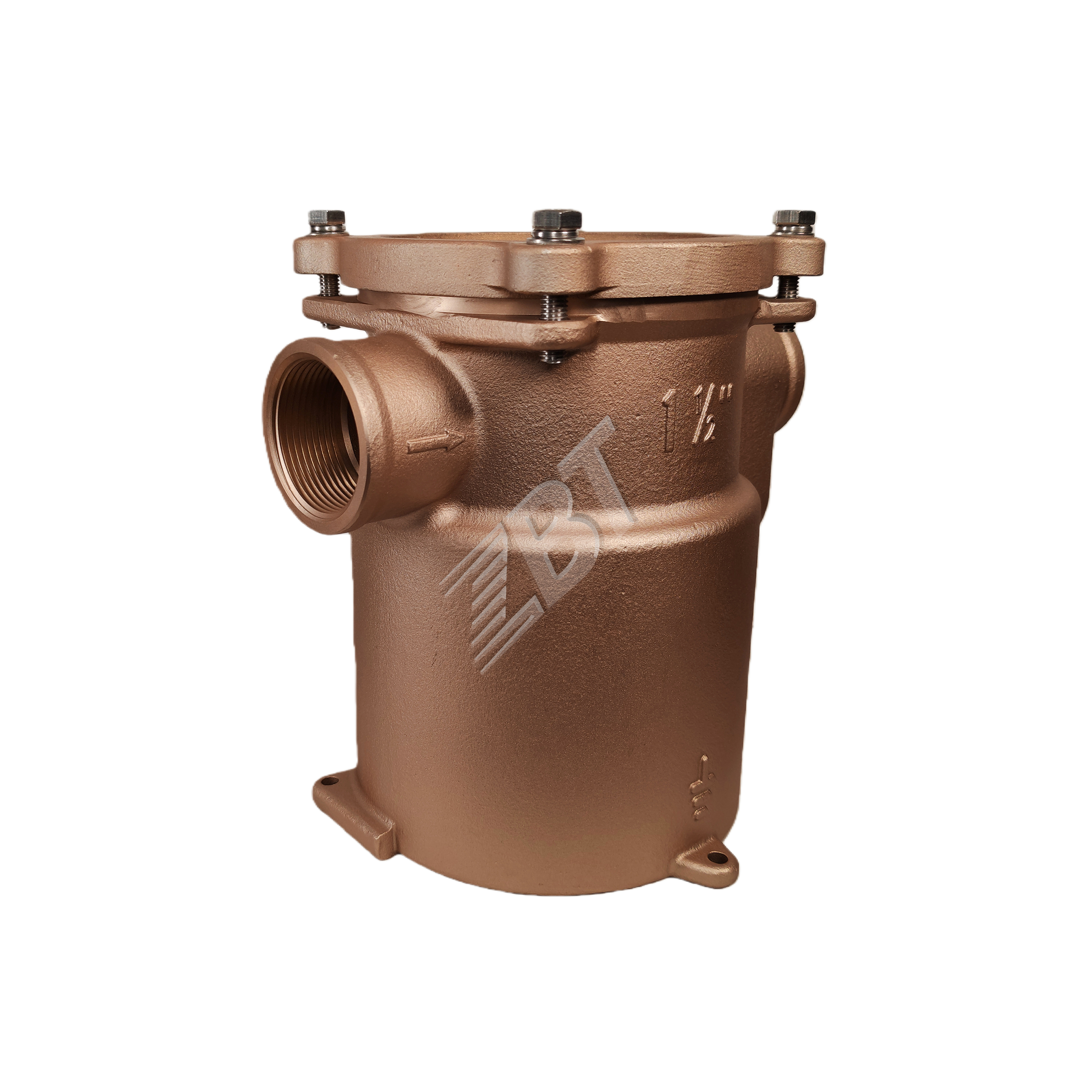 Brass filter top window